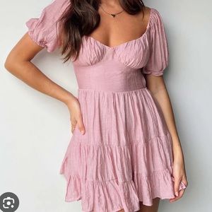 Princess Polly gracelyn mini dress pink